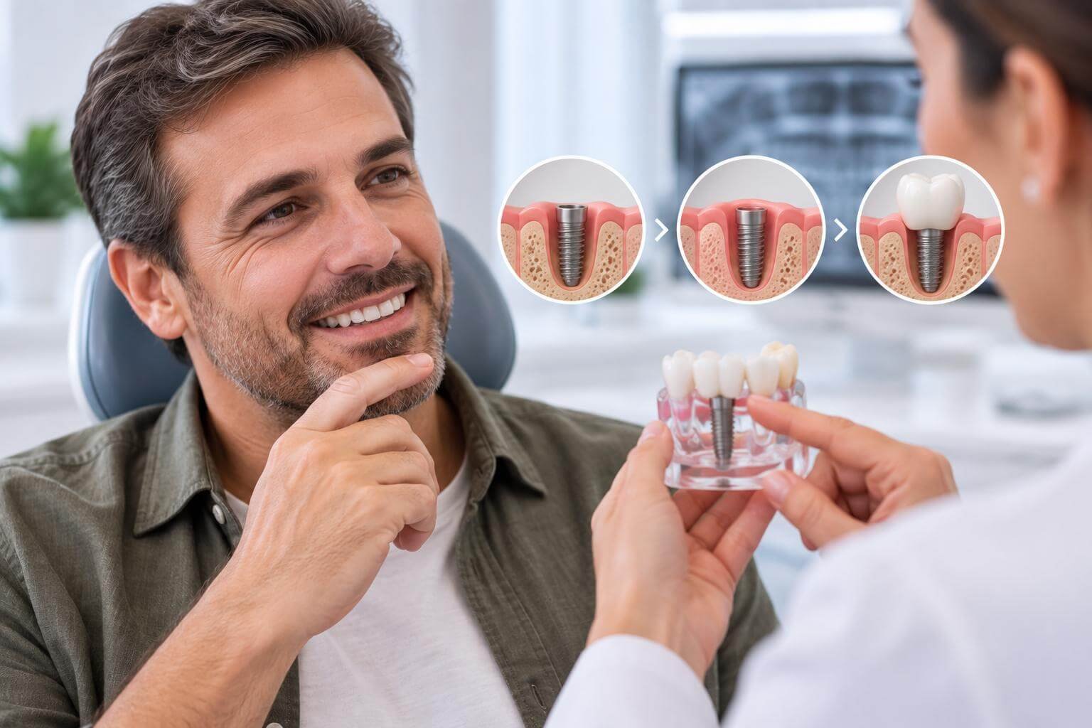 Fico sem Dente durante a Cicatrização do Implante